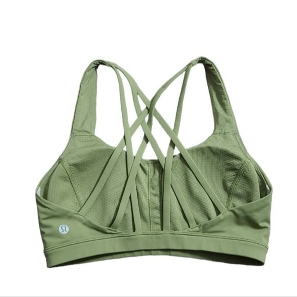 lululemon athletica Other - Lululemon Free to Be Serene Bra *Light Support, C/D Cup in Bronze Green Size 6